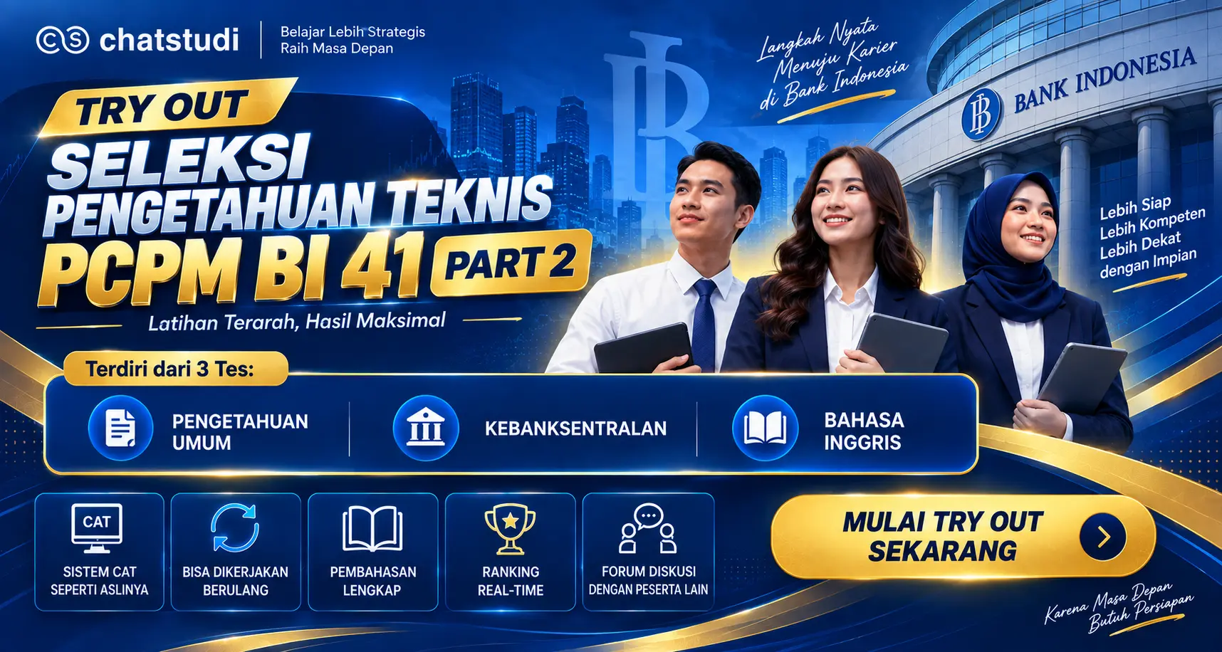 Tryout SELEKSI PENGETAHUAN TEKNIS PCPM BI 41 - PART 2