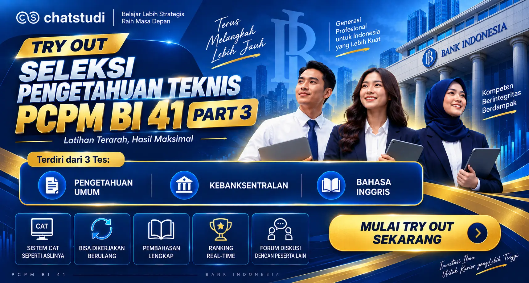 Tryout SELEKSI PENGETAHUAN TEKNIS PCPM BI 41 - PART 3